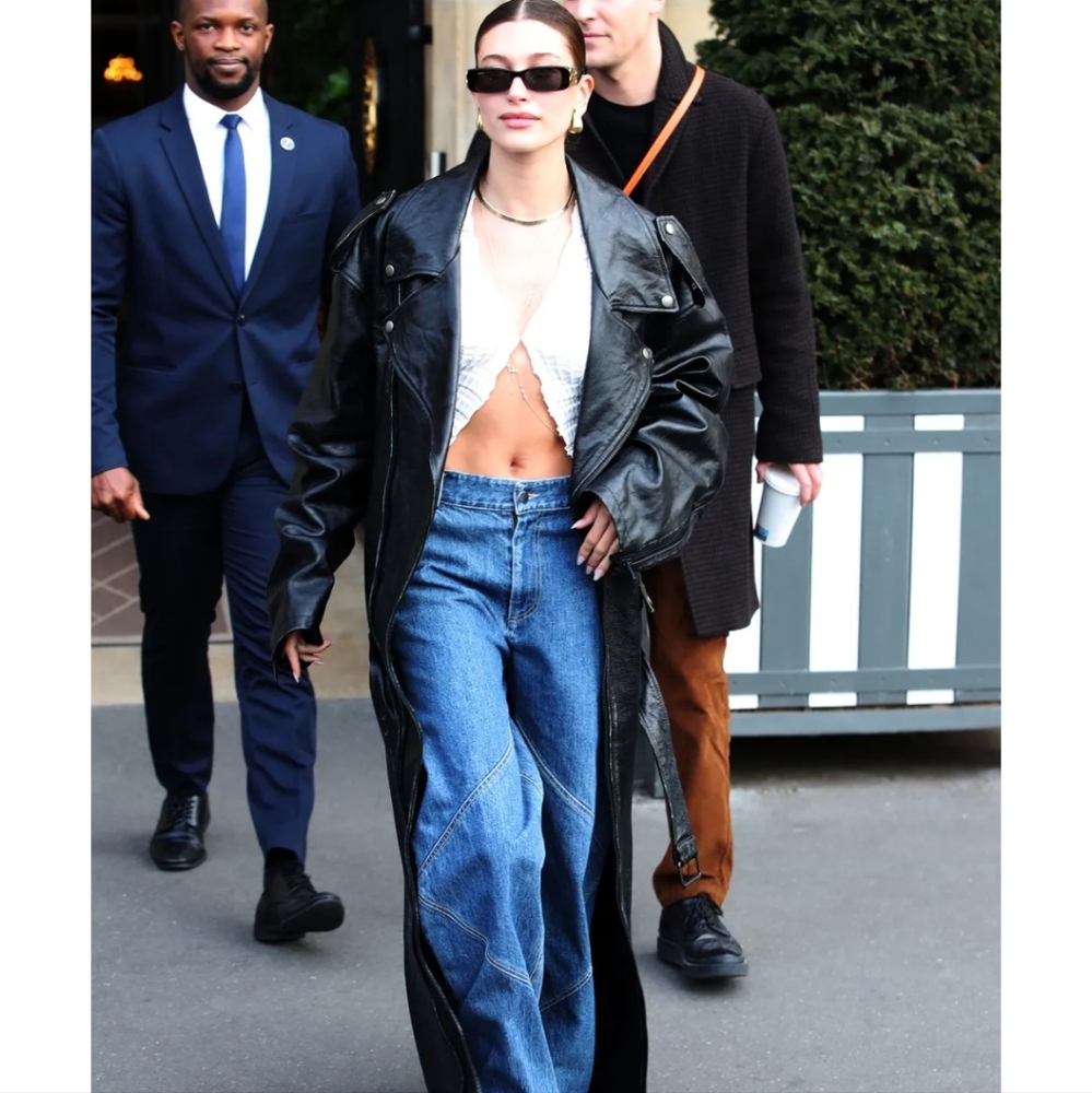 NOMIA angle stitch jeans